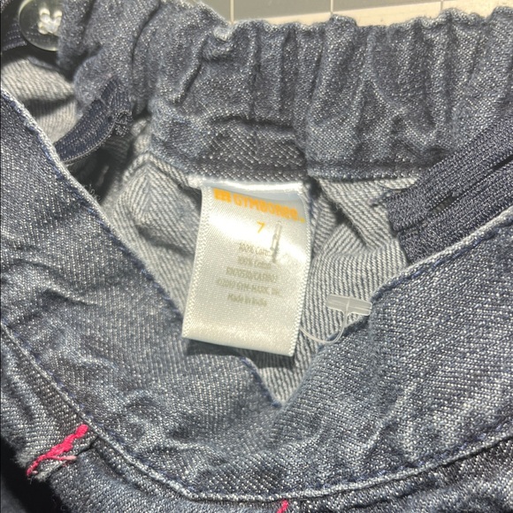 Gymboree Dark Blue Skirt with Pink Accents - Picture 2 of 6